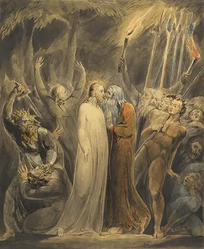Judas Betrays Him William Blake